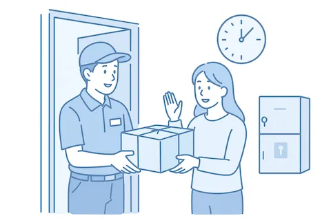 ④最短当日発送、当日受取り